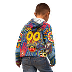 Personalised NAIDOC Week 2024 Adelaide Crows Kid Hoodie Australian Aboriginal Hand Painting