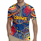 Personalised NAIDOC Week 2024 Adelaide Crows Rugby Jersey Australian Aboriginal Hand Painting