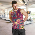 Personalised NAIDOC Week 2024 Brisbane Lions Men Tank Top Australian Aboriginal Hand Painting