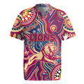 Personalised NAIDOC Week 2024 Brisbane Lions Rugby Jersey Australian Aboriginal Hand Painting
