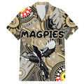 Personalised NAIDOC Week 2024 Collingwood Magpies Hawaiian Shirt Australian Aboriginal Hand Painting