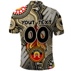 Personalised NAIDOC Week 2024 Collingwood Magpies Polo Shirt Australian Aboriginal Hand Painting