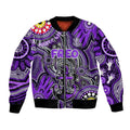 Personalised NAIDOC Week 2024 Fremantle Dockers Freo Bomber Jacket Australian Aboriginal Hand Painting