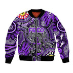 Personalised NAIDOC Week 2024 Fremantle Dockers Freo Bomber Jacket Australian Aboriginal Hand Painting