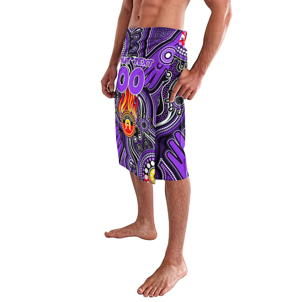 Personalised NAIDOC Week 2024 Fremantle Dockers Freo Lavalava Australian Aboriginal Hand Painting