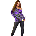 Personalised NAIDOC Week 2024 Fremantle Dockers Freo Off Shoulder Sweater Australian Aboriginal Hand Painting