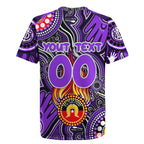 Personalised NAIDOC Week 2024 Fremantle Dockers Freo Rugby Jersey Australian Aboriginal Hand Painting