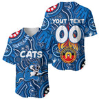 Personalised NAIDOC Week 2024 Geelong Cats Baseball Jersey Australian Aboriginal Hand Painting