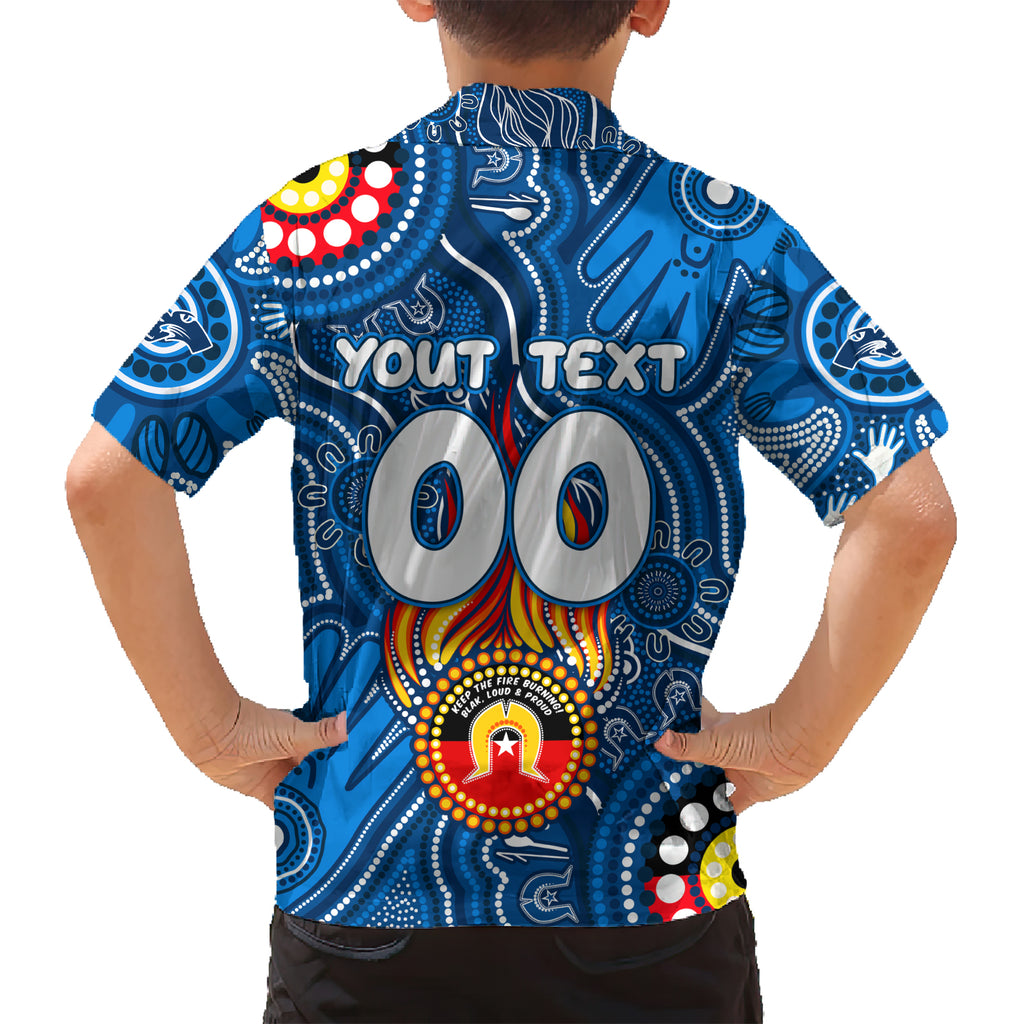 Personalised NAIDOC Week 2024 Geelong Cats Hawaiian Shirt Australian Aboriginal Hand Painting