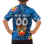 Personalised NAIDOC Week 2024 Geelong Cats Kid Hawaiian Shirt Australian Aboriginal Hand Painting