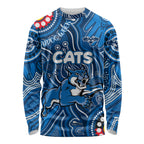 Personalised NAIDOC Week 2024 Geelong Cats Long Sleeve Shirt Australian Aboriginal Hand Painting