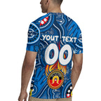 Personalised NAIDOC Week 2024 Geelong Cats Rugby Jersey Australian Aboriginal Hand Painting