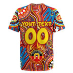 Personalised NAIDOC Week 2024 Gold Coast Suns Rugby Jersey Australian Aboriginal Hand Painting