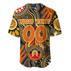 Personalised NAIDOC Week 2024 GWS Giants Baseball Jersey Australian Aboriginal Hand Painting