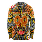 Personalised NAIDOC Week 2024 GWS Giants Long Sleeve Shirt Australian Aboriginal Hand Painting