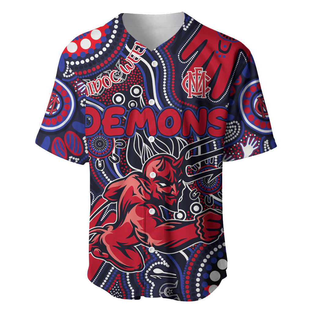 Personalised NAIDOC Week 2024 North Melbourne Kangaroos Baseball Jersey Australian Aboriginal Hand Painting