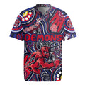 Personalised NAIDOC Week 2024 North Melbourne Kangaroos Rugby Jersey Australian Aboriginal Hand Painting