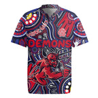Personalised NAIDOC Week 2024 North Melbourne Kangaroos Rugby Jersey Australian Aboriginal Hand Painting