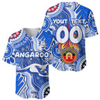 Personalised NAIDOC Week 2024 Melbourne Demons Baseball Jersey Australian Aboriginal Hand Painting