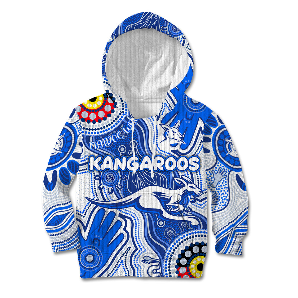 Personalised NAIDOC Week 2024 Melbourne Demons Kid Hoodie Australian Aboriginal Hand Painting