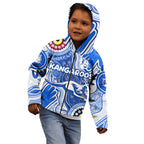 Personalised NAIDOC Week 2024 Melbourne Demons Kid Hoodie Australian Aboriginal Hand Painting