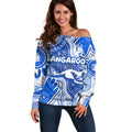 Personalised NAIDOC Week 2024 Melbourne Demons Off Shoulder Sweater Australian Aboriginal Hand Painting