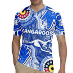 Personalised NAIDOC Week 2024 Melbourne Demons Rugby Jersey Australian Aboriginal Hand Painting