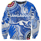 Personalised NAIDOC Week 2024 Melbourne Demons Sweatshirt Australian Aboriginal Hand Painting