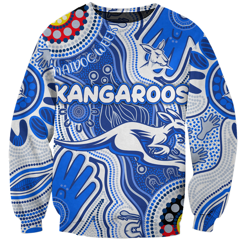 Personalised NAIDOC Week 2024 Melbourne Demons Sweatshirt Australian Aboriginal Hand Painting