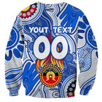 Personalised NAIDOC Week 2024 Melbourne Demons Sweatshirt Australian Aboriginal Hand Painting