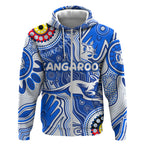 Personalised NAIDOC Week 2024 Melbourne Demons Zip Hoodie Australian Aboriginal Hand Painting