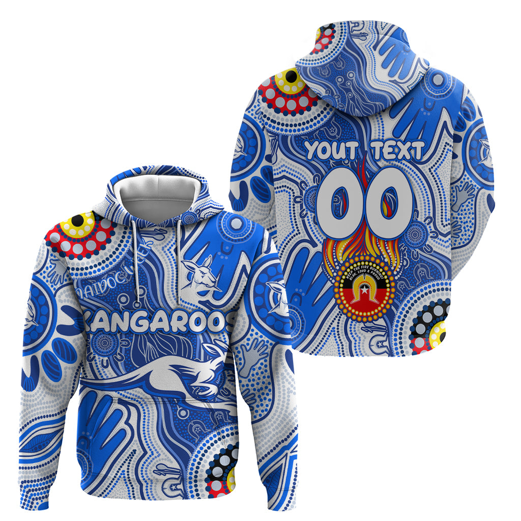 Personalised NAIDOC Week 2024 Melbourne Demons Zip Hoodie Australian Aboriginal Hand Painting