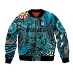 Personalised NAIDOC Week 2024 Port Adelaide Power Bomber Jacket Australian Aboriginal Hand Painting