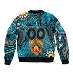Personalised NAIDOC Week 2024 Port Adelaide Power Bomber Jacket Australian Aboriginal Hand Painting