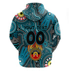 Personalised NAIDOC Week 2024 Port Adelaide Power Hoodie Australian Aboriginal Hand Painting