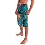 Personalised NAIDOC Week 2024 Port Adelaide Power Lavalava Australian Aboriginal Hand Painting