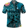 Personalised NAIDOC Week 2024 Port Adelaide Power Polo Shirt Australian Aboriginal Hand Painting