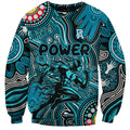 Personalised NAIDOC Week 2024 Port Adelaide Power Sweatshirt Australian Aboriginal Hand Painting