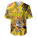 Personalised NAIDOC Week 2024 Richmond Tiger Baseball Jersey Australian Aboriginal Hand Painting