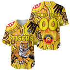 Personalised NAIDOC Week 2024 Richmond Tiger Baseball Jersey Australian Aboriginal Hand Painting