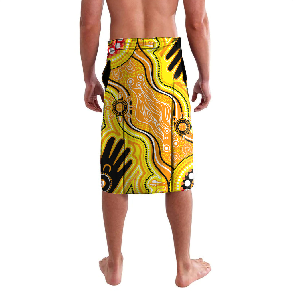 Personalised NAIDOC Week 2024 Richmond Tiger Lavalava Australian Aboriginal Hand Painting