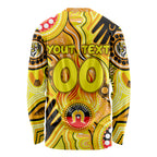 Personalised NAIDOC Week 2024 Richmond Tiger Long Sleeve Shirt Australian Aboriginal Hand Painting