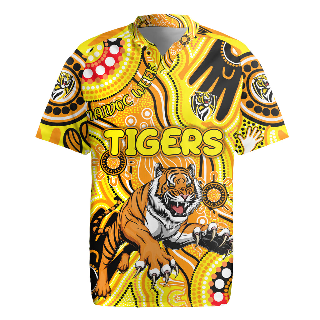 Personalised NAIDOC Week 2024 Richmond Tiger Rugby Jersey Australian Aboriginal Hand Painting