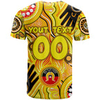 Personalised NAIDOC Week 2024 Richmond Tiger T Shirt Australian Aboriginal Hand Painting
