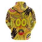 Personalised NAIDOC Week 2024 Richmond Tiger Zip Hoodie Australian Aboriginal Hand Painting