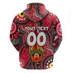 Personalised NAIDOC Week 2024 St Kilda Saints Hoodie Australian Aboriginal Hand Painting