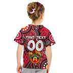 Personalised NAIDOC Week 2024 St Kilda Saints Kid T Shirt Australian Aboriginal Hand Painting