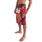 Personalised NAIDOC Week 2024 St Kilda Saints Lavalava Australian Aboriginal Hand Painting