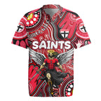 Personalised NAIDOC Week 2024 St Kilda Saints Rugby Jersey Australian Aboriginal Hand Painting