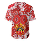 Personalised NAIDOC Week 2024 Sydney Swans Baseball Jersey Australian Aboriginal Hand Painting